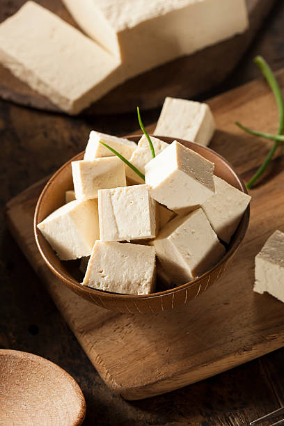istock Organic Raw Soy Tofu 523444309