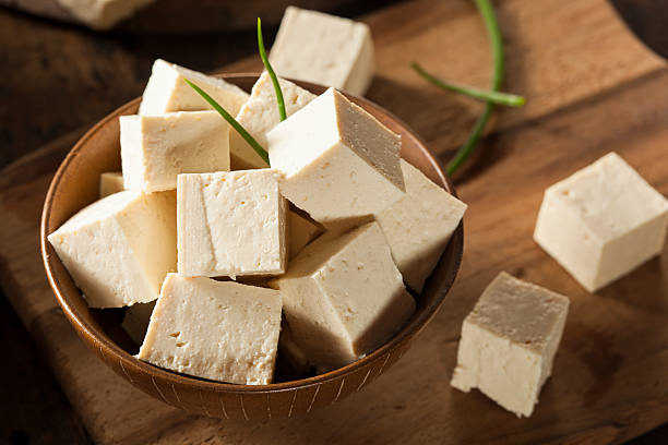 istock Organic Raw Soy Tofu 523444311
