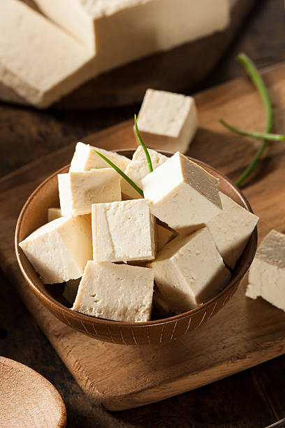 istock Organic Raw Soy Tofu 523444315