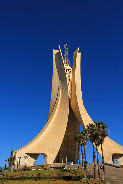 istock Martyr Memorial in Algiers, Algeria 523444493