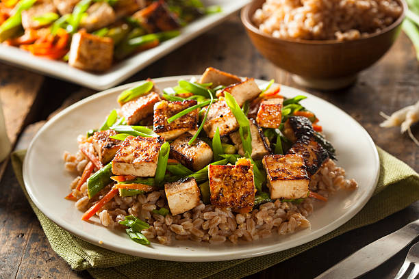 istock Homemade Tofu Stir Fry 523445409