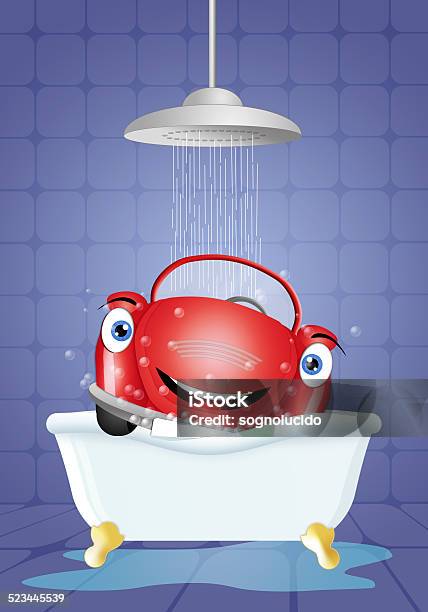 Funny Car Wash Stock Photo - Download Image Now - Bath Sponge