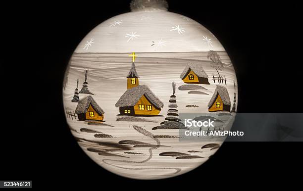 White Winter Landscape Stock Photo - Download Image Now - Advent, Art And Craft, Black Color
