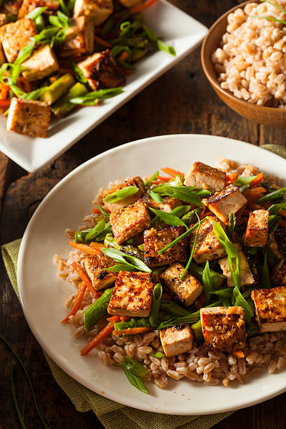 istock Homemade Tofu Stir Fry 523446191