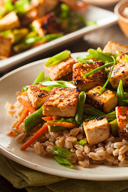 istock Homemade Tofu Stir Fry 523446199