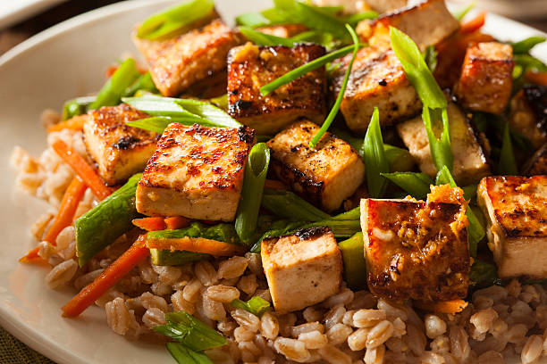 istock Homemade Tofu Stir Fry 523446201