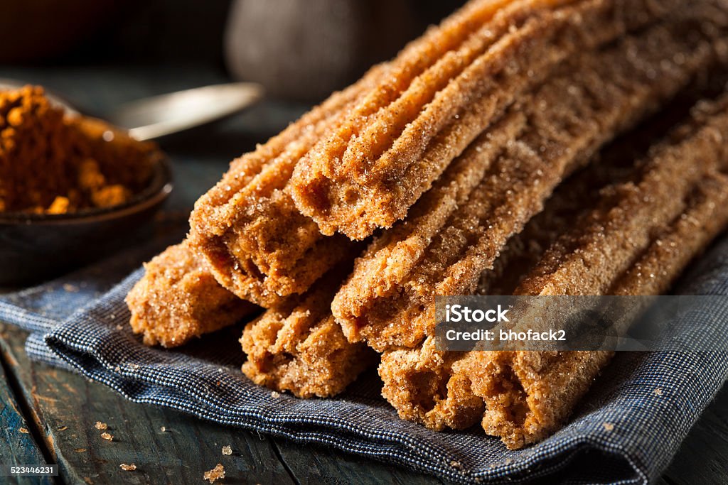 Homemade Deep Fried Churros Homemade Deep Fried Churros with Cinnamon and Sugar Churro Stock Photo