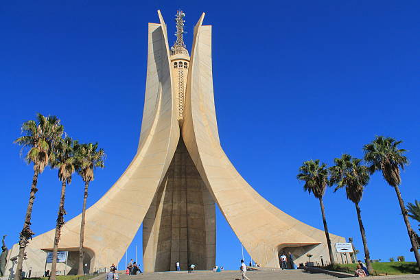 istock Martyr's Memorial in Algiers, Algeria 523446479