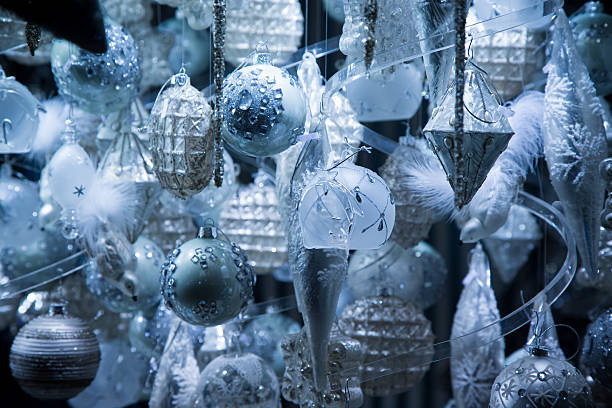 istock Christmas Tree Decoration, Background Winter Holiday 523455547
