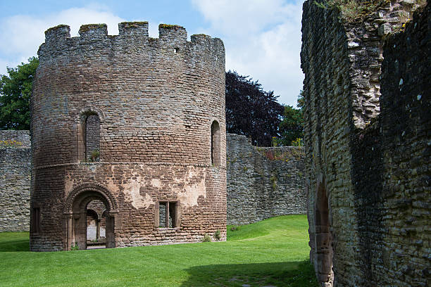 Ludlow castle Ludlow, UK - 19 June, 2014: The keep at Ludlow Castle. ludlow shropshire stock pictures, royalty-free photos & images