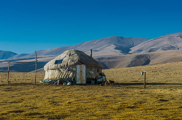 istock Yurt at the silk road 523459587