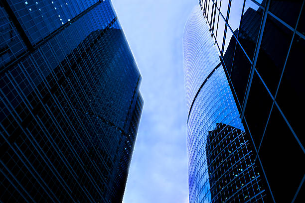 istock prospective view to new modern building skyscrapers 523460467