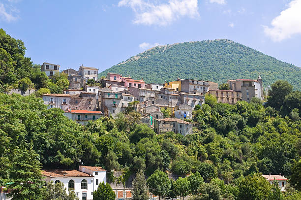 istock Panoramic view of Viggianello. Basilicata. Italy. 523462891