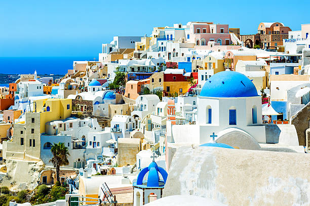istock Oia (Ia) village on Santorini island, Greece 523469282