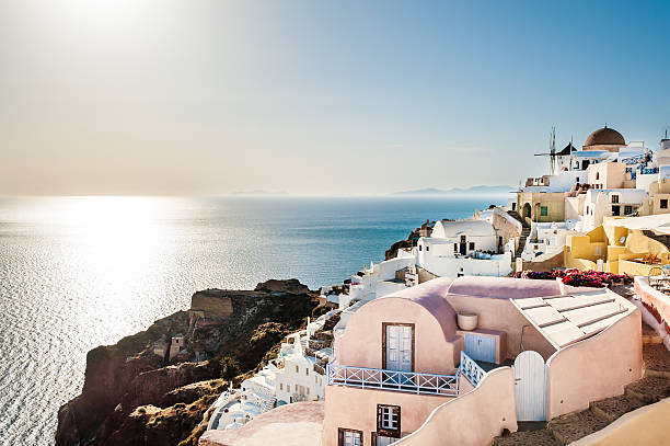 istock View of Oia town at sunset 523471159