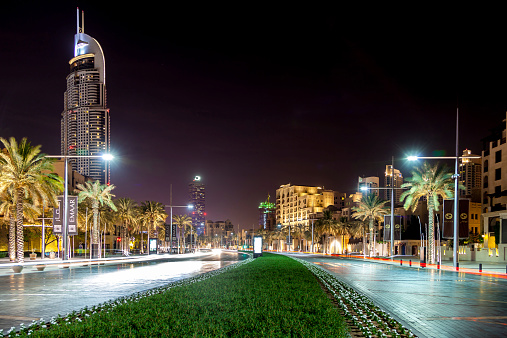 Dubai downtown , the address hotel view