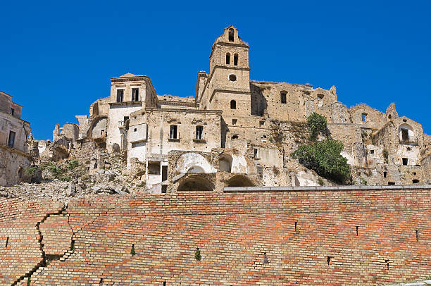 istock Panoramic view of Craco. Basilicata. Italy. 523472757