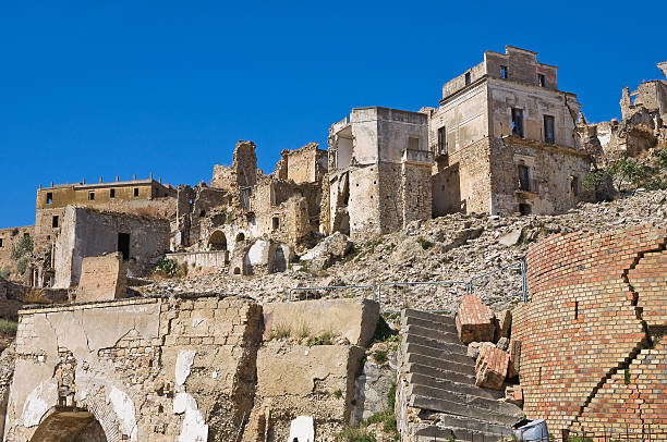 istock Panoramic view of Craco. Basilicata. Italy. 523472759