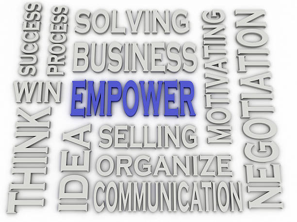 istock 3d imagen Empower concept word cloud background 523473481