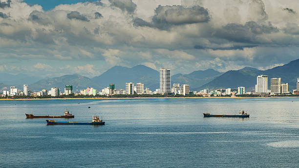 istock Nha Trang City, viewed from Vinpearl's Cable Car 523474026