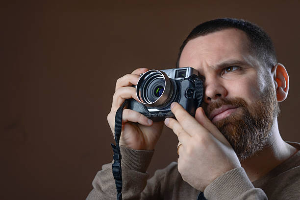 istock Man grimaces photographed in studio 523474182