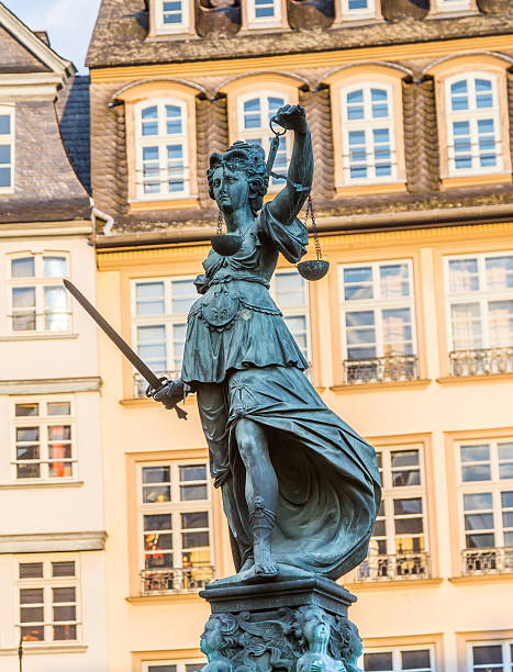 istock Justitia - Lady Justice - sculpture on the Roemerberg 523475078