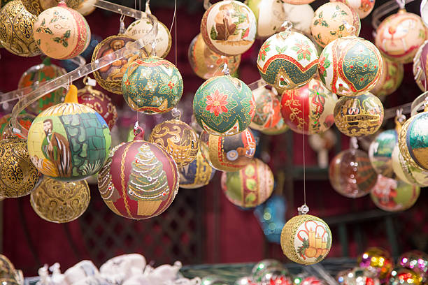 istock Christmas ornaments - Decoration Background Winter Holiday 523475637