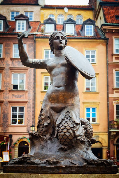 istock The monument of Warsaw's Mermaid 523476613