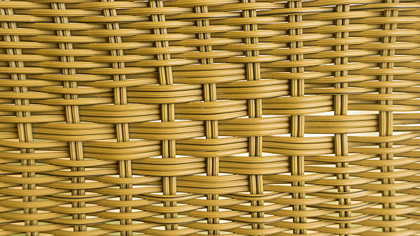 hand made wickerwork from rattan for background hand made wickerwork from rattan for background interlace format stock pictures, royalty-free photos & images