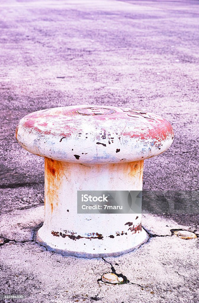 Old Bollard Bollard Stock Photo