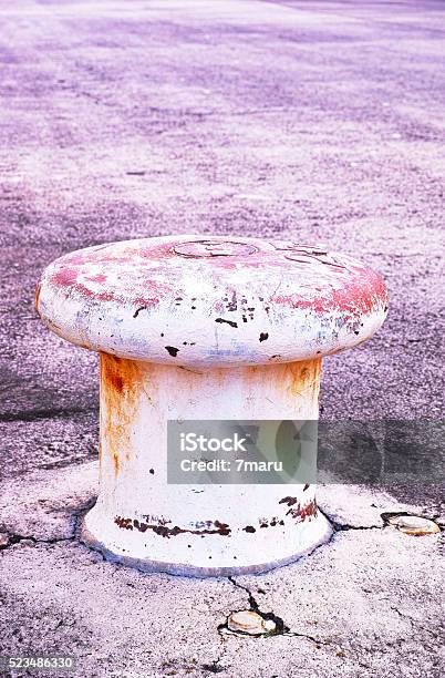 Old Bollard Stock Photo - Download Image Now - Bollard, Close-up, Commercial Dock