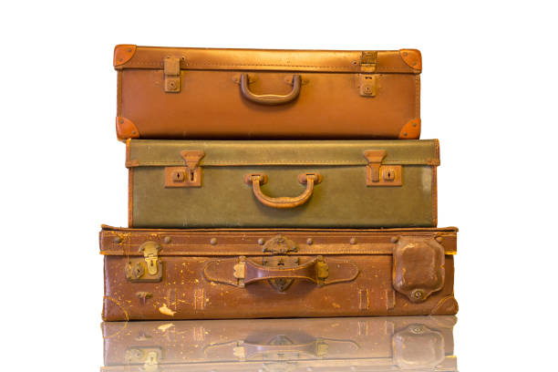 istock Vintage luggage for travel 523491814