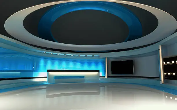 Photo of Tv Studio. News studio.