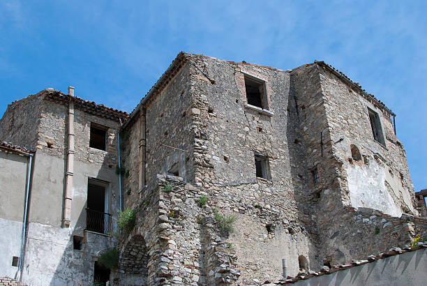 istock House destroyed Calabritto village, Itayl 523497514