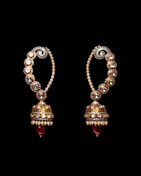 istock Pair of earrings 523510097