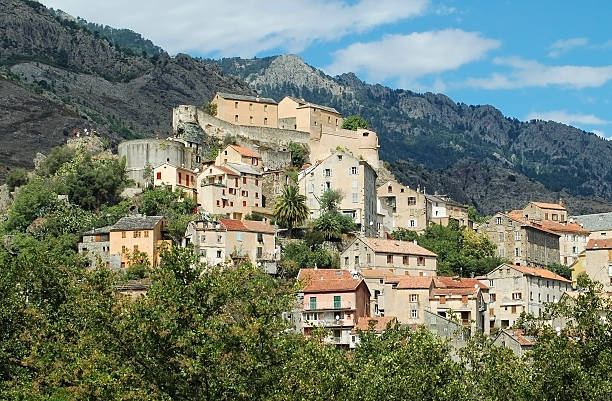 istock Corte city in the mountains, Corsica 523511485