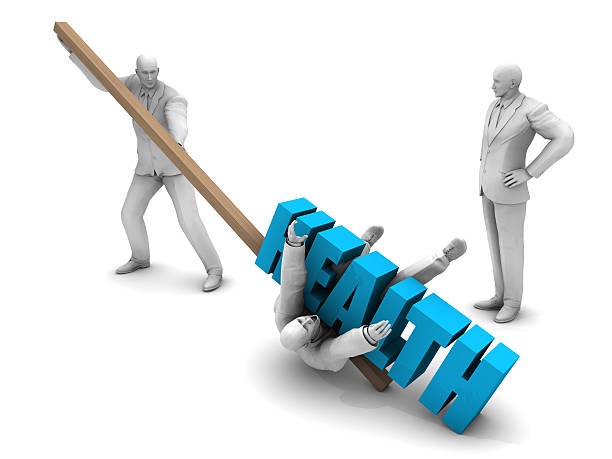 istock Crushed Under Health Care Costs and Savior 523512401