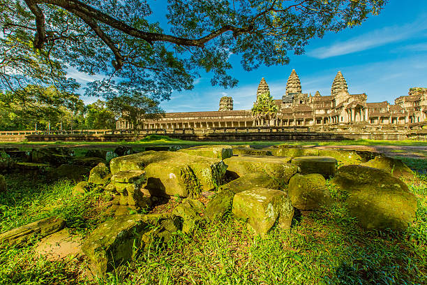 Angkor Wat  Sunrise stock photo