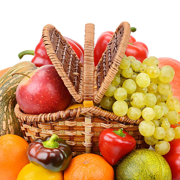 istock vegetables and fruits in a basket 523536331