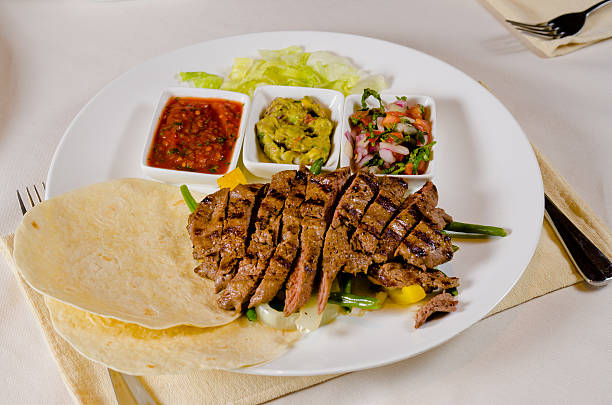 istock Steak Fajitas on Plate 523536451