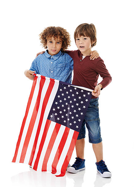 istock Pals in patriotism 523539621
