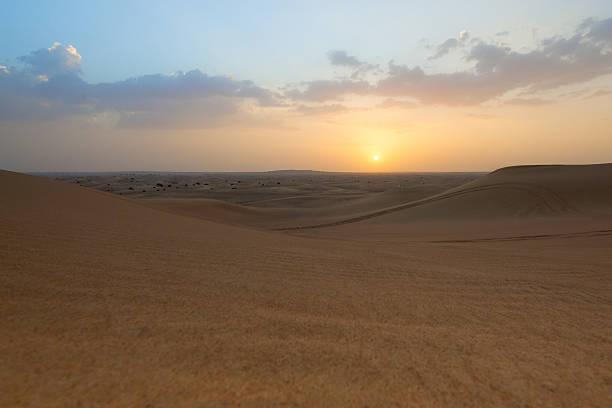 Photo of landscape - desert in the United Arab Emirates stock photo