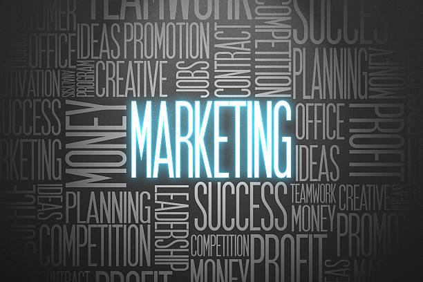 istock Marketing business concept background 523541507