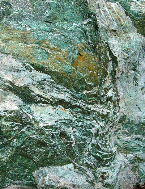 image de grand marbre vert pierre, quartz varices, roche métamorphique-surfaces - ridé surface solide photos et images de collection