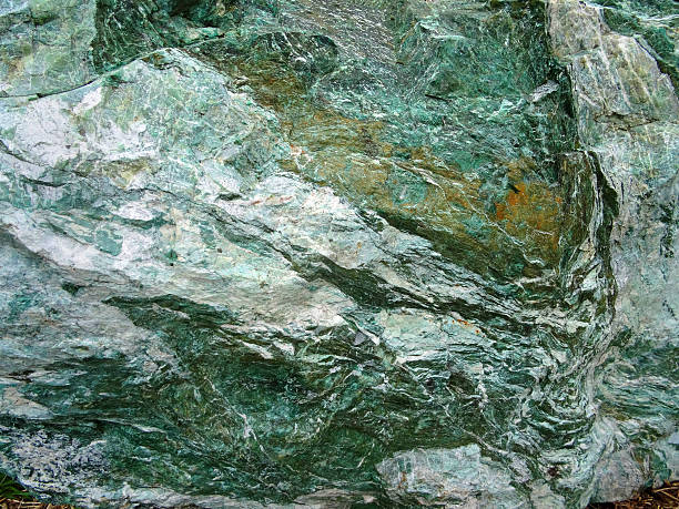 image de grand marbre vert pierre, quartz varices, roche métamorphique-surfaces - ridé surface solide photos et images de collection