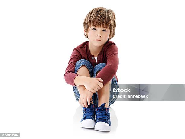 Where Is Everyone Stock Photo - Download Image Now - Child, Boys, White Background