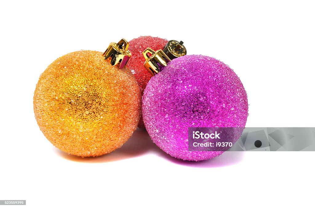 Christmas decorative ball`s Christmas decorative ball`s over white Celebration Stock Photo