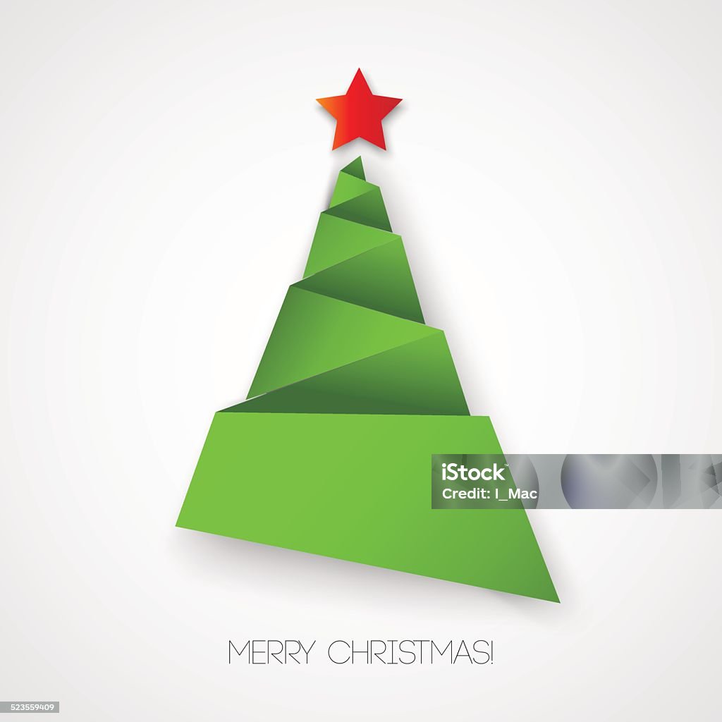 Weihnachtspapier tree - Lizenzfrei Abstrakt Vektorgrafik