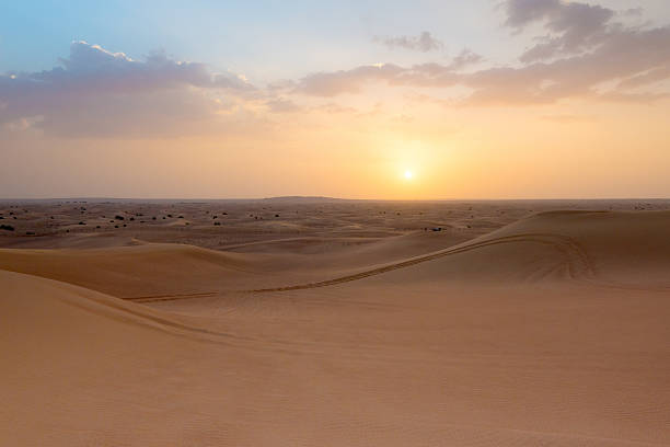 Photo of landscape - desert in the United Arab Emirates stock photo