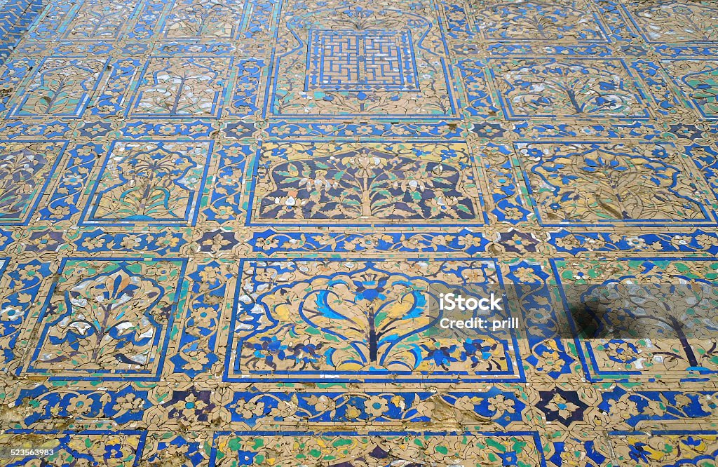 Indian Inlay Blue Indian Inlay Work Stock Photo - Download Image Now - Abstract, Agra ...